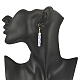 Glass Pearl & Seed Column Dangle Earrings EJEW-MZ00059-01-3