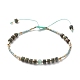 Bracciali di perline intrecciati con fili di nylon regolabili BJEW-JB05504-3