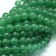 Chapelets de perles en jade de Malaisie naturelle G-F342-04-8mm-3