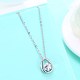 925 Sterling Silver Pendant Necklace NJEW-BB30305-6