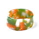 Resin Wide Band Cuff Ring RJEW-T022-013-6