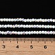 Electroplated Glass Beads Strands EGLA-P055-01A-AB03-6