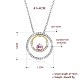 925 Sterling Silver Pendant Necklaces NJEW-BB32334-6