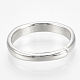 調節可能な合金フィンガー指輪  アンティークシルバー  サイズ6  16mm RJEW-N027-02-3