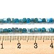 天然石アパタイトビーズ連売り  多面カット  キューブ  2x2x2mm  穴：0.6mm  約182個/連  15.16''~15.55''（38.5~39.5センチメートル） G-P457-B01-14-7