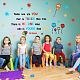 Superdant Kinder-Wanddekoration DIY-WH0228-671-3