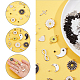 Pandahall elite diy yin yang match kit de fabricación de pulseras para parejas DIY-PH0009-64-5