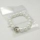 Stretchy Glass Pearl Bracelets BJEW-JB00653-01-3