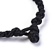 Bracelets de corde tressée de fil de nylon BJEW-JB04339-01-3