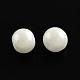 Chapelets de perles rondes en verre peint par pulvérisation DGLA-Q015-6mm-01-1