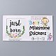 Flower Themes Baby Skill  Milestone Stickers DIY-H127-B04-2