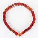 Natural Red Agate Bead Strands G-E245-03-2