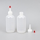 プラスチック目盛りスクイズボトル  赤い先端キャップ付き  ケチャップ用の丈夫な噴出ボトル  ソース  シロップ  ドレッシング  アート＆クラフト  ホワイト  5.3x12.5cm  容量：180ミリリットル AJEW-BC0001-02B-7