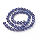 Chapelets de perle en lapis-lazuli naturel G-G953-02-10mm-2