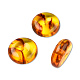 Resin Imitation Amber Beads RESI-N034-06-H01-2
