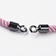 Nylon Twisted Cord Bracelet Making MAK-K007-B-3