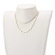 Collares de abalorios de perlas naturales NJEW-JN03435-01-5