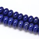 Rondelle Lapis Lazuli Beads Strands G-N0410-05-10x6mm-1
