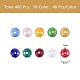 400шт 10 цвета гальванические стеклянные бусины EGLA-SZ0001-12-4