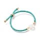 Bracelets réglables avec cordon en nylon BJEW-L674-001G-4
