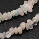Puces naturelles perles colorées morganite brins G-N0164-59-2