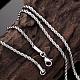 Unisex 316L Stainless Steel Rope Chain Necklaces NJEW-BB02014-18-3