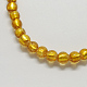Perles en verre d'argent feuille manuelles FOIL-R054-7-2