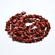 Natural Red Jasper Chip Beads Strands G-L269-39-3