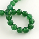 Round Natural Green Onyx Agate Beads Strands G-S119-03-14mm-2