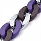 Three Tone Handmade Curb Chains AJEW-JB00602-03-1