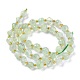 Chapelets de perles en préhnite naturelle G-A030-B07-8mm-2