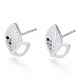 925 Sterling Silver Stud Earrings STER-T004-51S-2