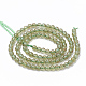 Perles d'apatite verts naturels brins G-S150-28-5mm-3