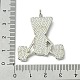 Colgantes de aleación de Diamante de imitación FIND-R146-03-3