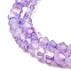 Imitation Jade Glass Beads Strands GLAA-P058-02A-04-3