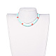 Colliers de foulard en perles de polymère faites main en pâte polymère NJEW-JN02446-03-4