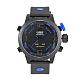 ファッションプラスチックメンズ電子腕時計  ブルー  270x22mm WACH-I005-01B-5