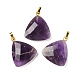 Natürlichen Amethyst Edelsteinanhänger&nbsp;G-L614-D04-G01-1