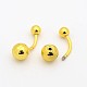 Fashionable Spray Painted 316L Stainless Steel Body Jewelry AJEW-E011-02-4