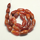 Natural Fire Crackle Agate Beads Strands G-G222-8x16mm-04-2