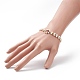 Bracelet en perles de verre et coquillage BJEW-TA00180-02-3