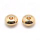 Rondelle Brass Beads KK-L112G-01-2