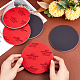 GORGECRAFT 3 Style 9Pcs Bowling Sanding Pads Bowling Ball Cleaning Kit Sanding Disc Pads Flat Round Polishing Grinding Tools Bowling Accessories for Different Texture Bowling Balls (800~2000 Grit) TOOL-GF0003-23-6