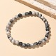 Armbänder aus natürlichem Netzsteinperlenstretch&nbsp;BJEW-K212-A-021-6