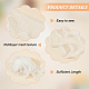 FINGERINSPIRE 2 Yard 4.8Inch Retro Ruffle Pleated Trim 3-Layer Pleated Tulle Lace Ruffled Lace Trims Pleated Polyester Inelastic Lace Tulle Fabric Applique for Dress Bag Decor Trimming Craft Sewing DIY-WH0320-46-4