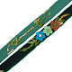 Бархатная лента с цветочным узором Gomakerer длиной 1 ярд SRIB-WH0011-077B-1