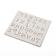 Moldes de silicona alfabeto a ~ z X-DIY-R078-34-3