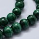 Natural Malachite Beads Strands G-F571-27A1-3mm-3