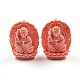 Avalokitesvara Dyed Synthetical Coral Beads CORA-P001-07-1