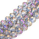 Chapelets de perles en verre électroplaqué EGLA-T003-10mm-D05-1